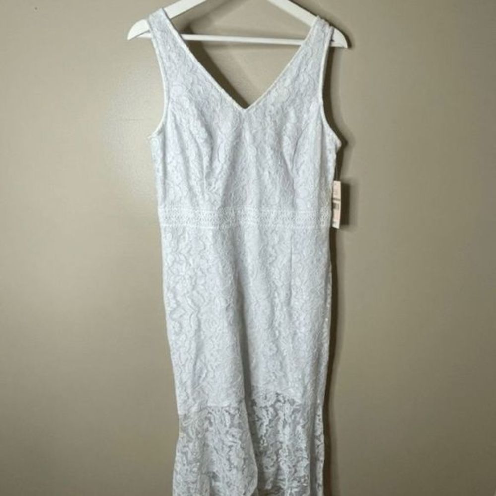 Nanette Lepore Optic White‎ Lace Dress